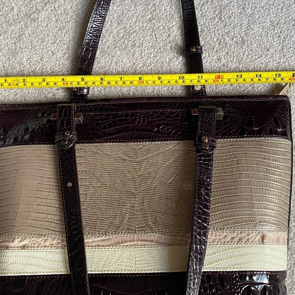 Brahmin leather large zip top leather - Picture 13 of 16